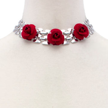 Flower Metal Necklace